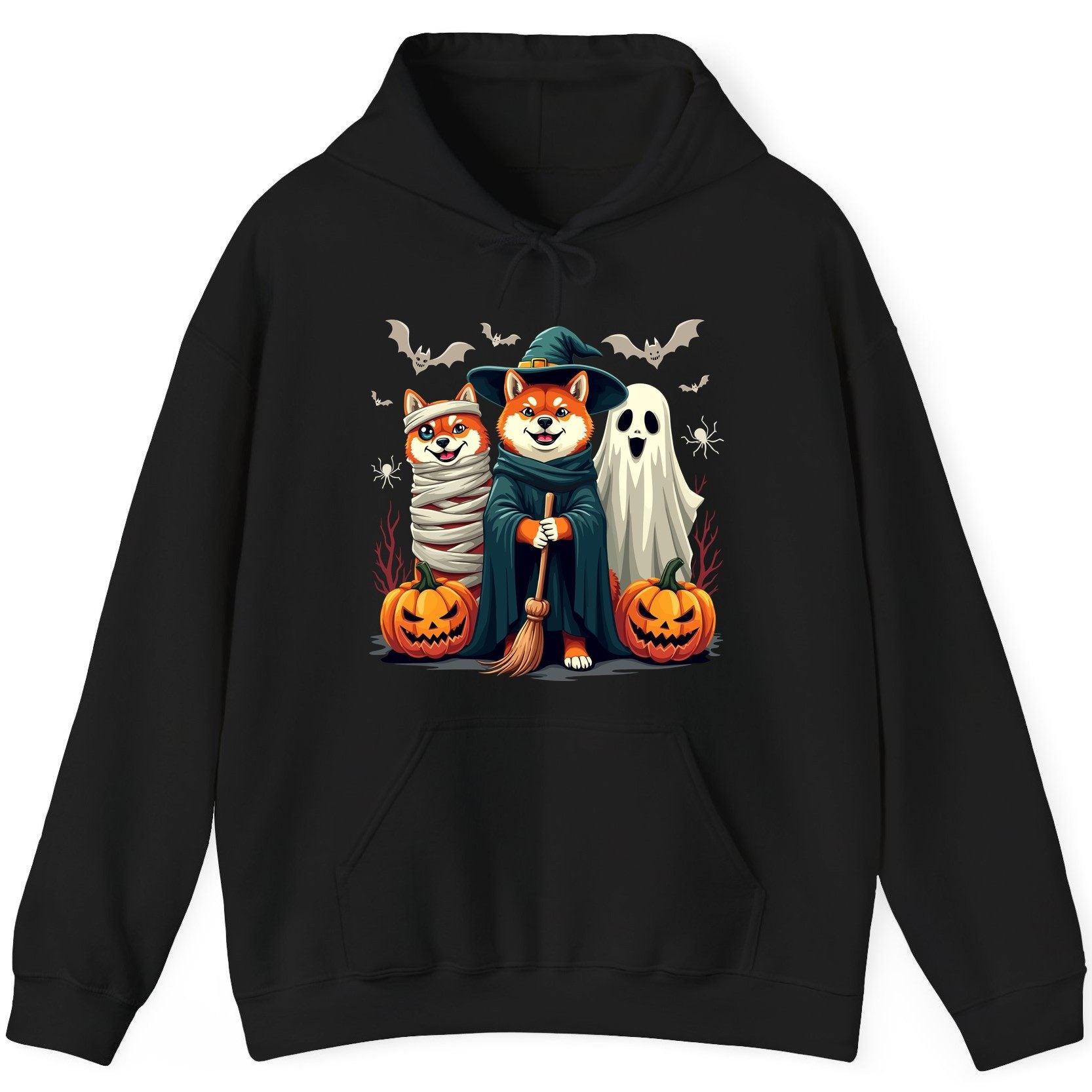Shiba Inu Halloween Costumes shiba inu Hoodie Black product mockup