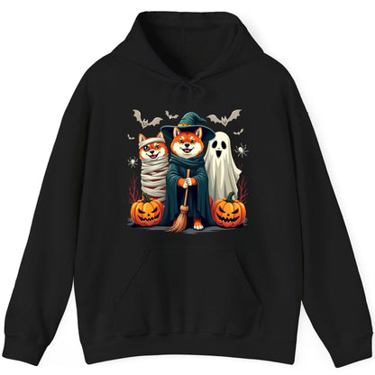 Shiba Inu Halloween Costumes shiba inu Hoodie Black product mockup