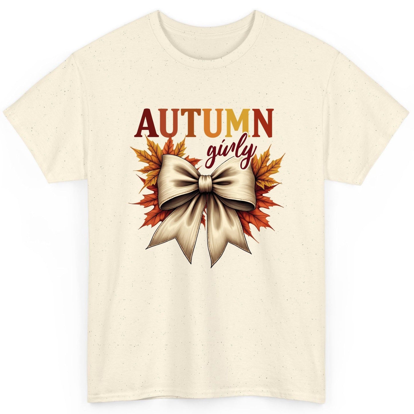 Autumn Girly autumn T-Shirt Natural product mockup
