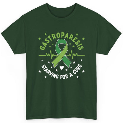 Gastroparesis Starving for a Cure gastroparesis awareness T-Shirt Forest Green product mockup