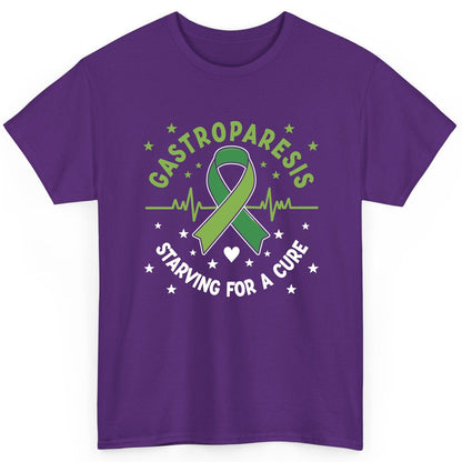 Gastroparesis Starving for a Cure gastroparesis awareness T-Shirt Purple product mockup