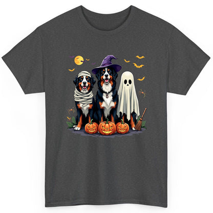 Halloween Bernese Mountain Dogs bernese mountain dog T-Shirt Dark Heather product mockup
