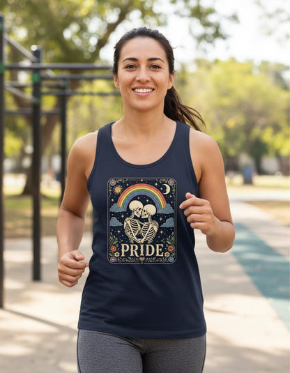 Pride Vintage Lgbtq Tank Top - product mockup - Navy