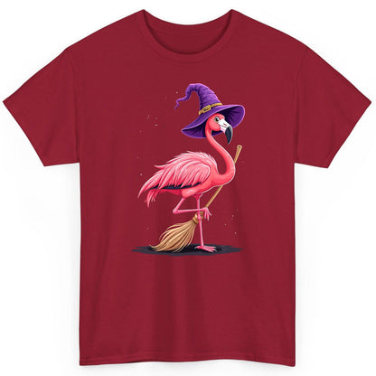 Witch Flamingo flamingo T-Shirt Cardinal Red product mockup