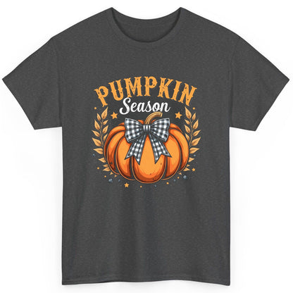 Pumpkin Season fall T-Shirt Dark Heather product mockup