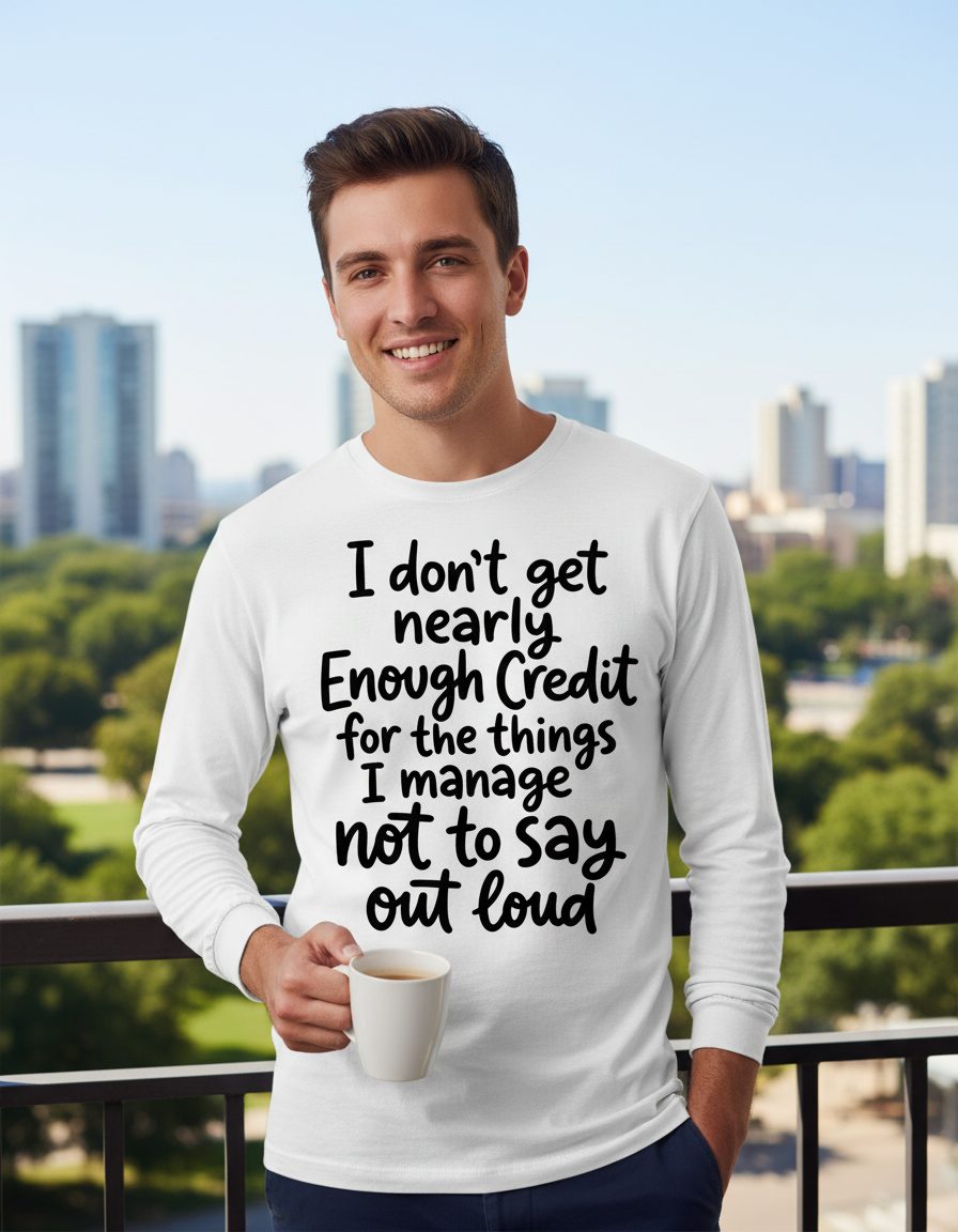 Abstract Scattered Seeds Pattern abstract pattern Long Sleeve Tee White lifestyle mockup