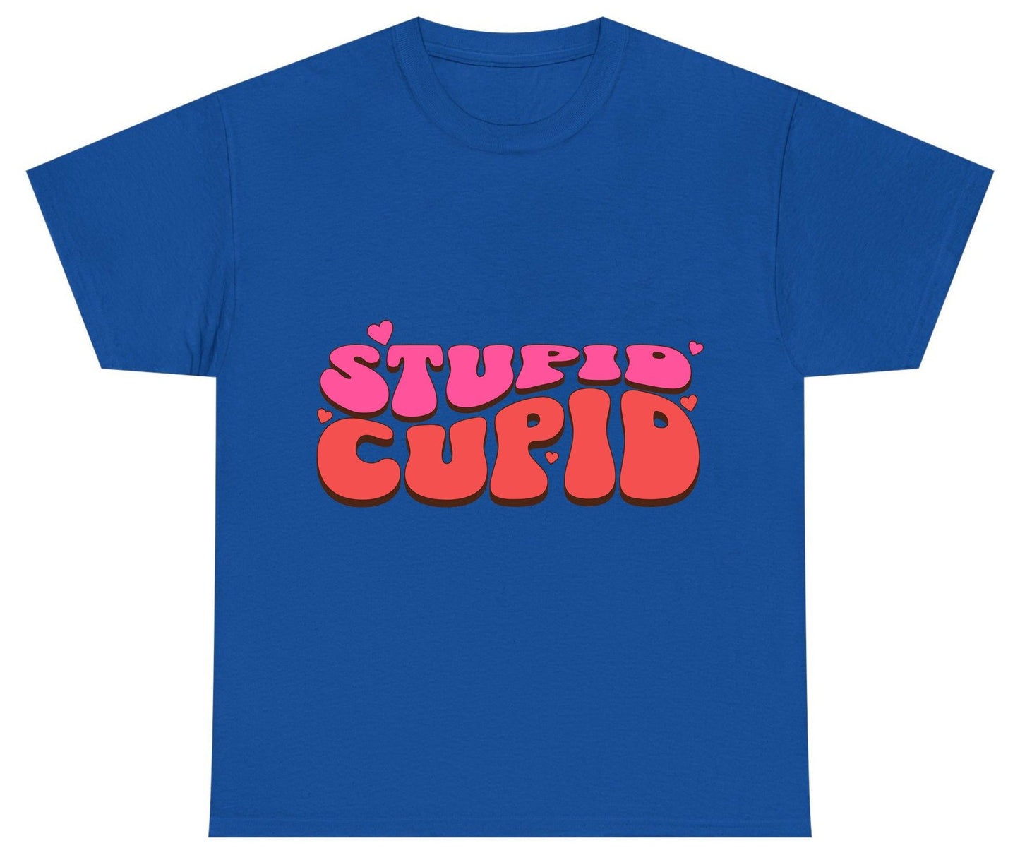 Stupid Cupid anti-Valentine's Day Youth T-Shirt Royal product mockup