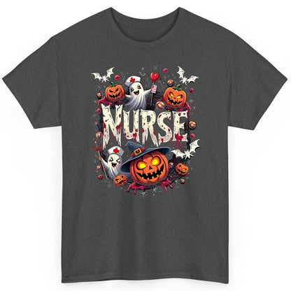 Nurse Halloween nurse T-Shirt Dark Heather product mockup