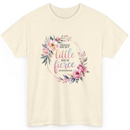 Little Fierce feminine empowerment T-Shirt Natural product mockup