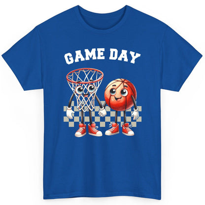 Game Day basketball T-Shirt Royal product mockup