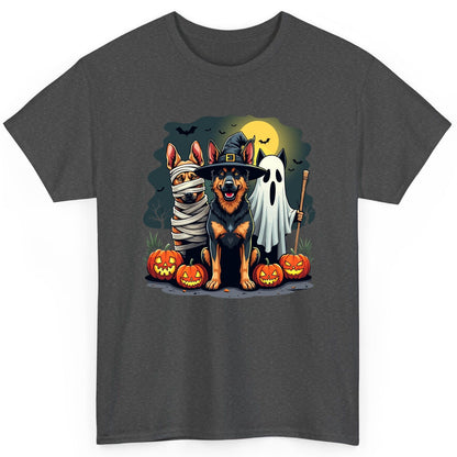 Halloween Dogs in Costumes Halloween dogs T-Shirt Dark Heather product mockup