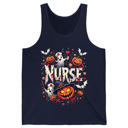 Nurse Halloween nurse Tank Top Navy product mockup