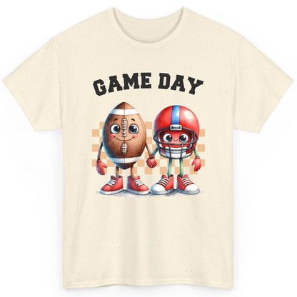 Game Day american football T-Shirt Natural product mockup
