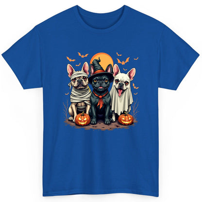 Halloween French Bulldogs Costumes french bulldogs T-Shirt Royal product mockup