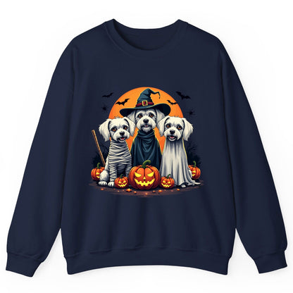 Halloween Dogs Costumes Halloween dogs Sweatshirt Navy product mockup
