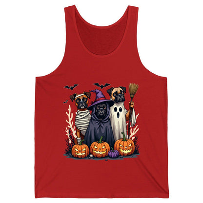 Halloween Dogs in Costume Halloween dogs Tank Top Red product mockup