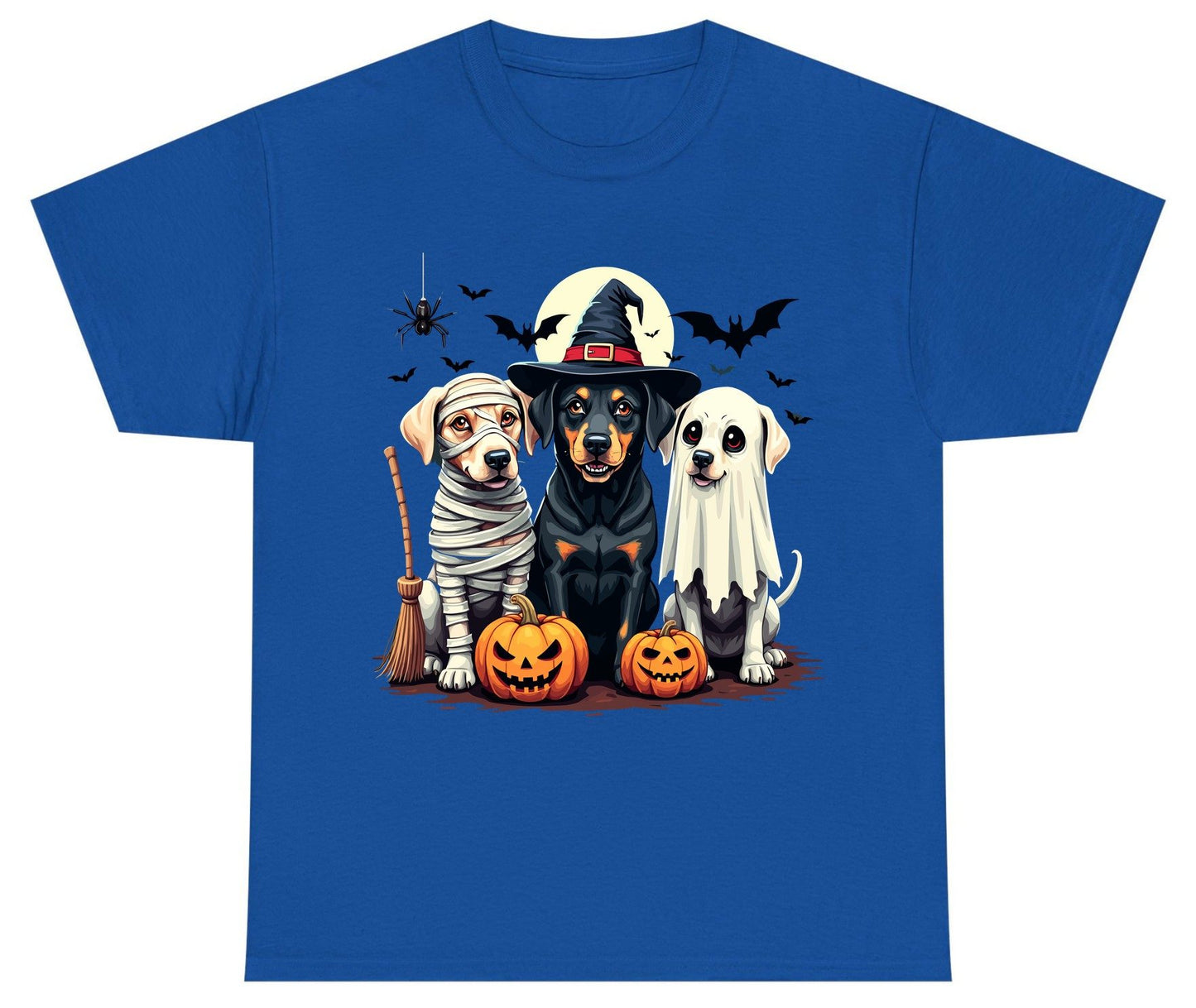 Halloween Dogs in Costumes dogs in Halloween costumes Youth T-Shirt Royal product mockup
