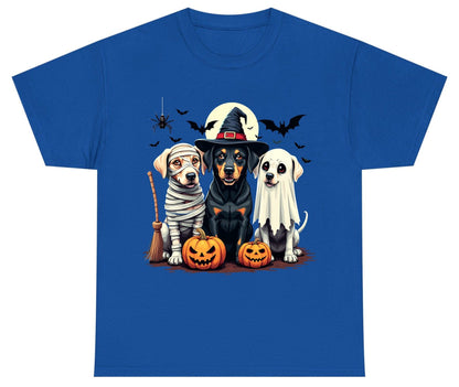 Halloween Dogs in Costumes dogs in Halloween costumes Youth T-Shirt Royal product mockup