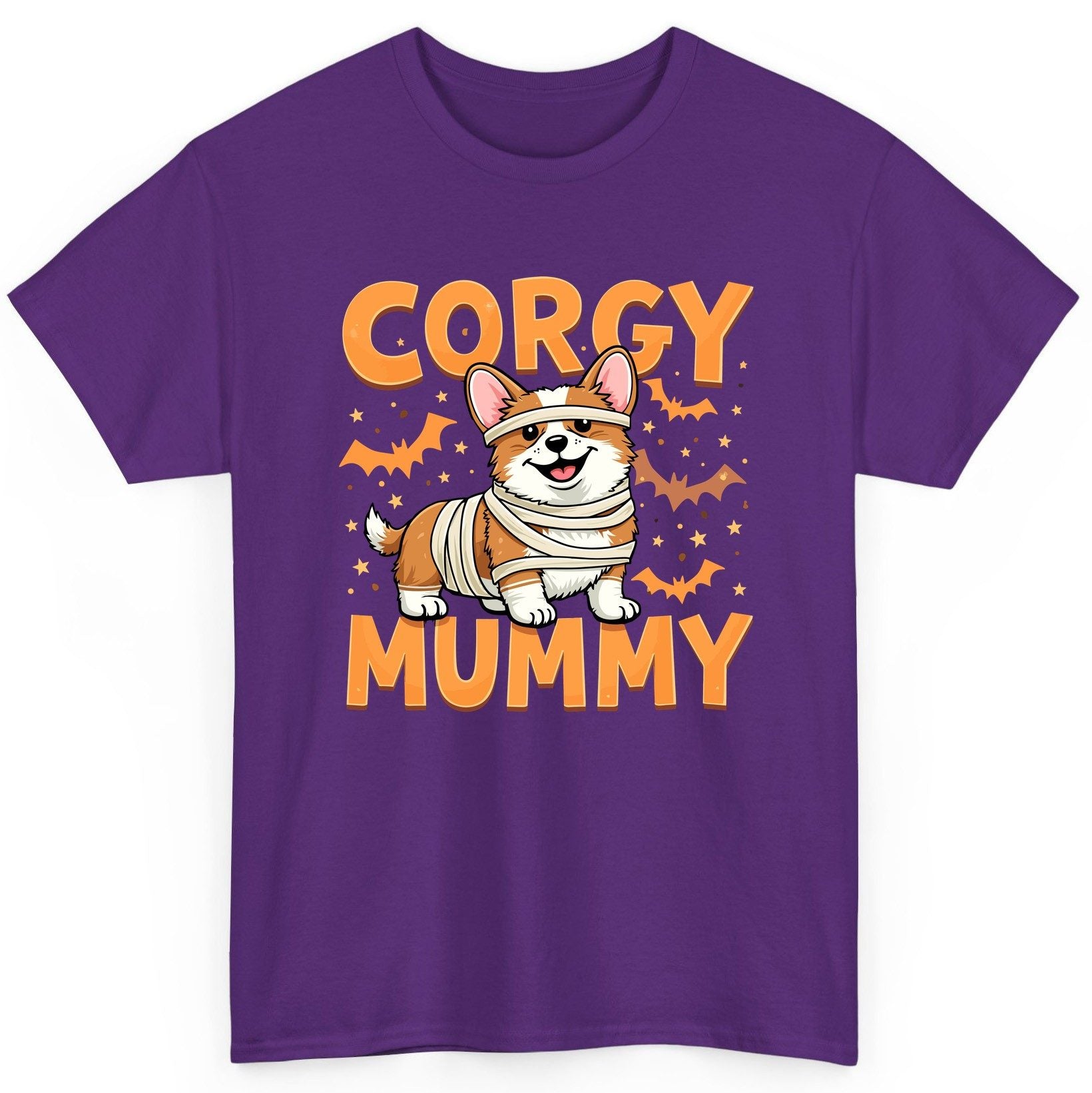 Corgy Mummy corgi T-Shirt Purple product mockup