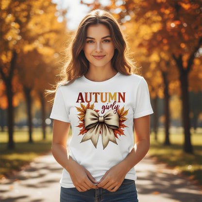 Autumn Girly autumn T-Shirt White lifestyle mockup