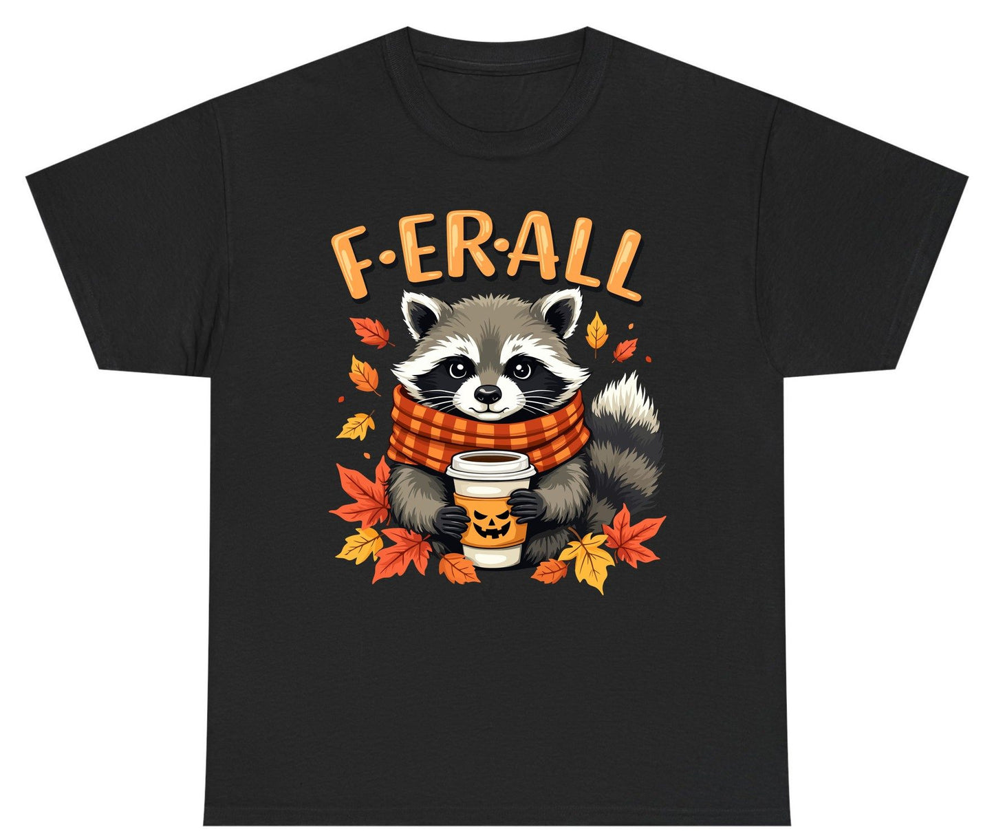 F ER All raccoon Youth T-Shirt Black product mockup