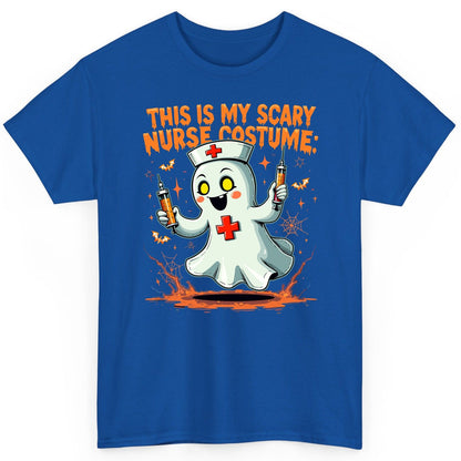 This Is My Scary Nurse Costume ghost nurse T-Shirt Royal product mockup