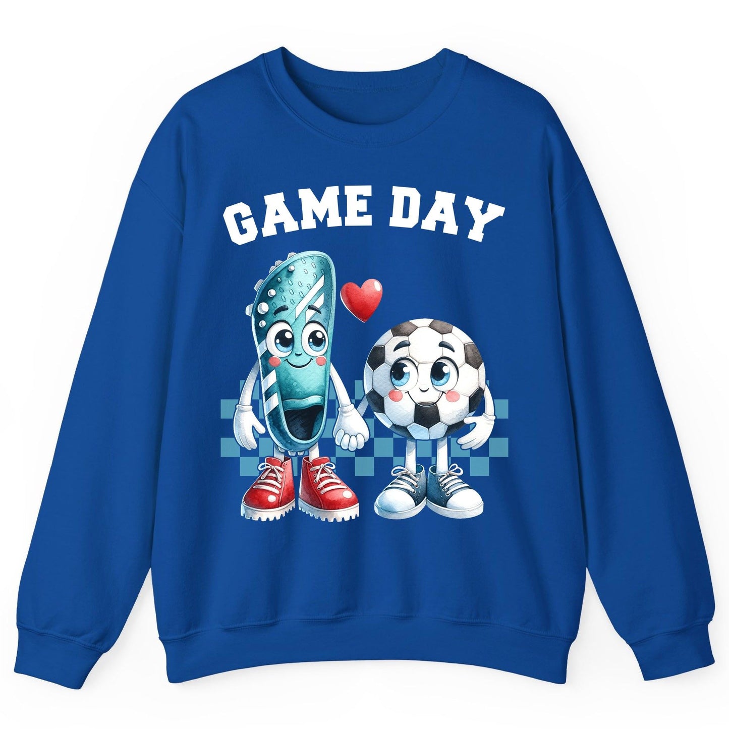 Game Day soccer Sweatshirt Royal product mockup