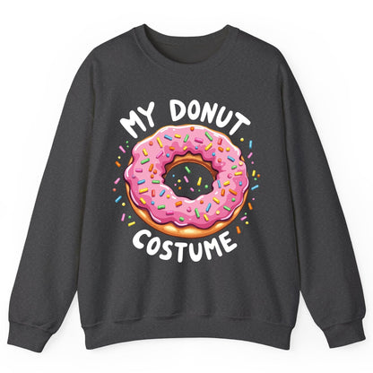 My Donut Costume donut Sweatshirt Dark Heather product mockup