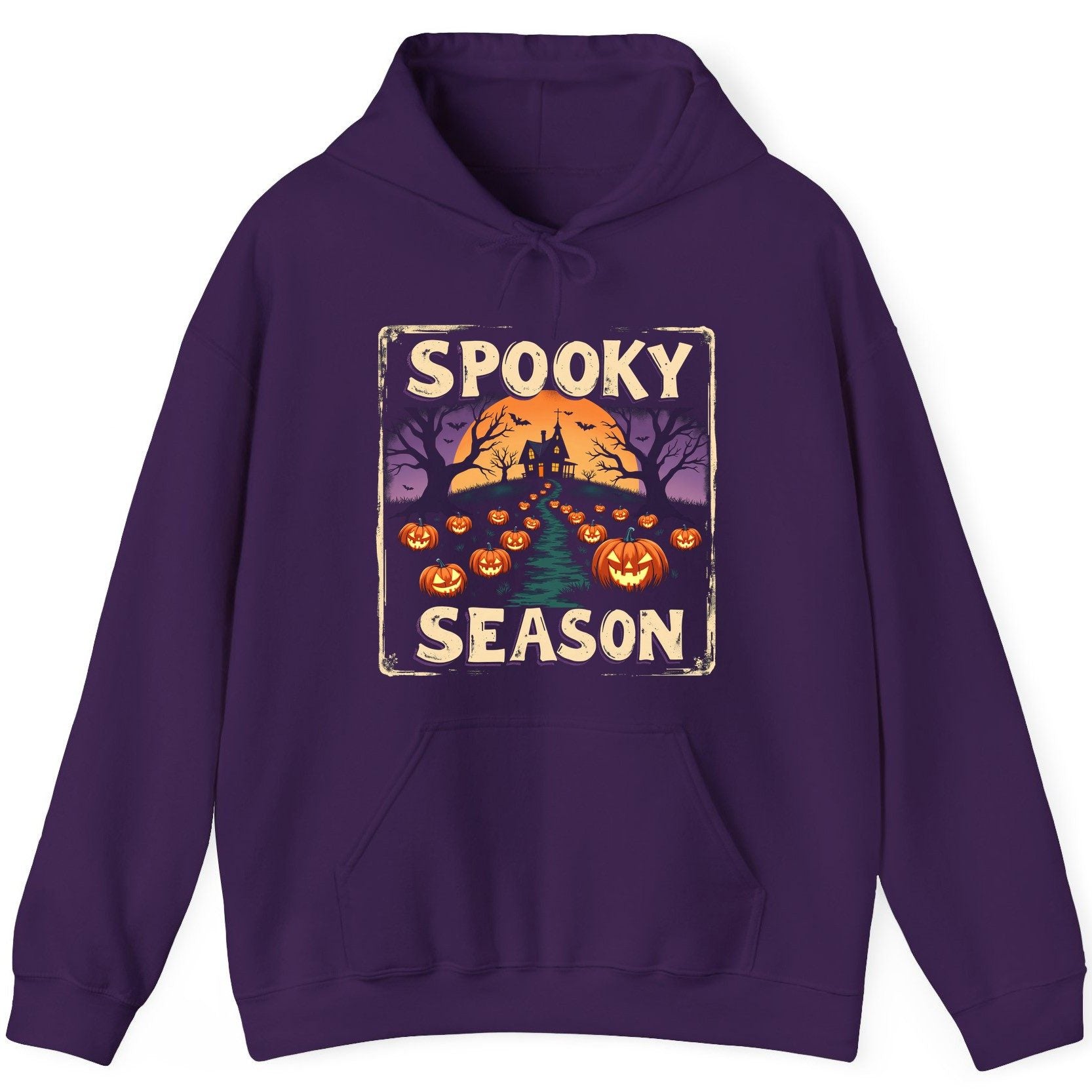Spooky Season Halloween Hoodie Purple product mockup