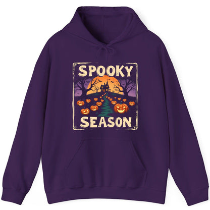 Spooky Season Halloween Hoodie Purple product mockup