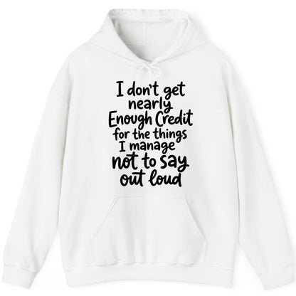 Abstract Scattered Seeds Pattern abstract pattern Hoodie White product mockup