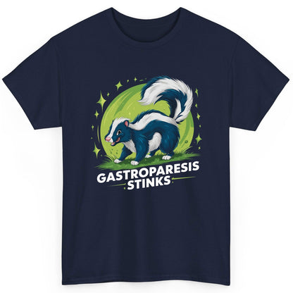 Gastroparesis Stinks gastroparesis awareness T-Shirt Navy product mockup