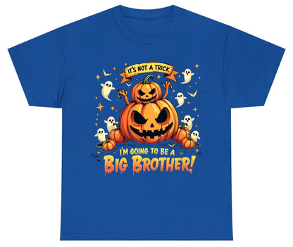 It's Not a Trick I'm Going to Be a Big Brother! Halloween big brother announcement Youth T-Shirt Royal product mockup