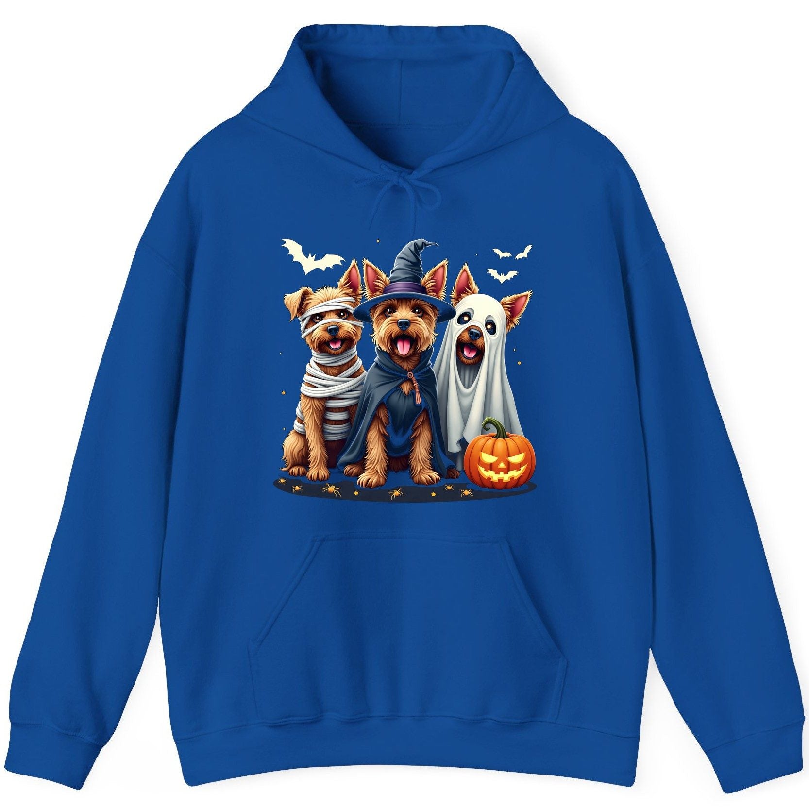 Cute Dogs Halloween Costumes dogs in Halloween costumes Hoodie Royal product mockup