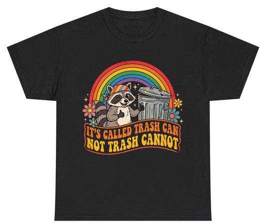 It's Called Trash Can Not Trash Cannot raccoon Youth T-Shirt Black product mockup