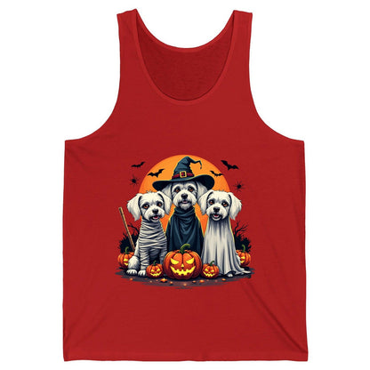Halloween Dogs Costumes Halloween dogs Tank Top Red product mockup