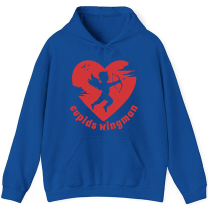 Cupids Wingman cupid Hoodie Royal product mockup