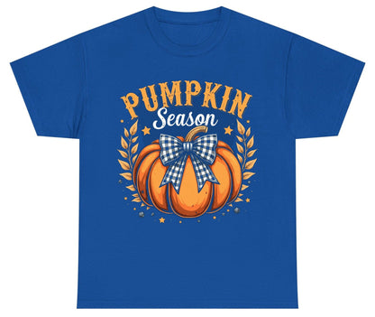Pumpkin Season fall Youth T-Shirt Royal product mockup