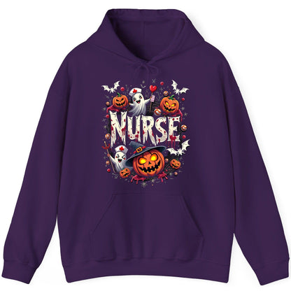 Nurse Halloween nurse Hoodie Purple product mockup