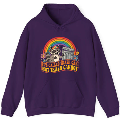 It's Called Trash Can Not Trash Cannot raccoon Hoodie Purple product mockup