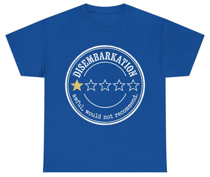 Disembarkation Awful, Would Not Recommend cruise disembarkation Youth T-Shirt Royal product mockup
