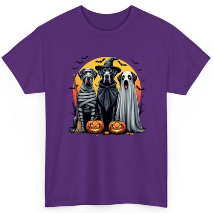 Halloween Dogs in Costumes Halloween dogs T-Shirt Purple product mockup
