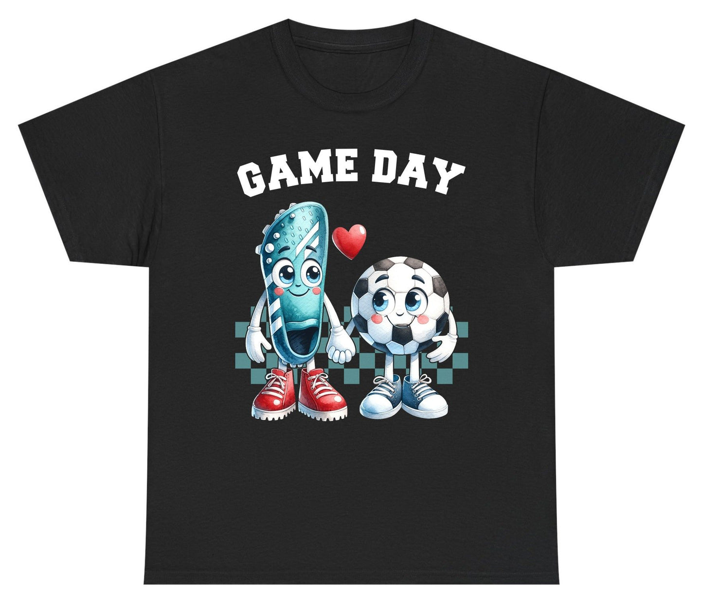 Game Day soccer Youth T-Shirt Black product mockup