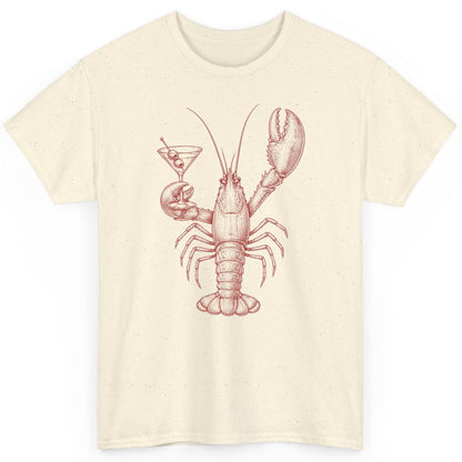 Vintage Lobster Martini lobster T-Shirt Natural product mockup