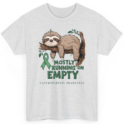 Mostly Running on Empty Gastroparesis Awareness gastroparesis awareness T-Shirt Ash product mockup