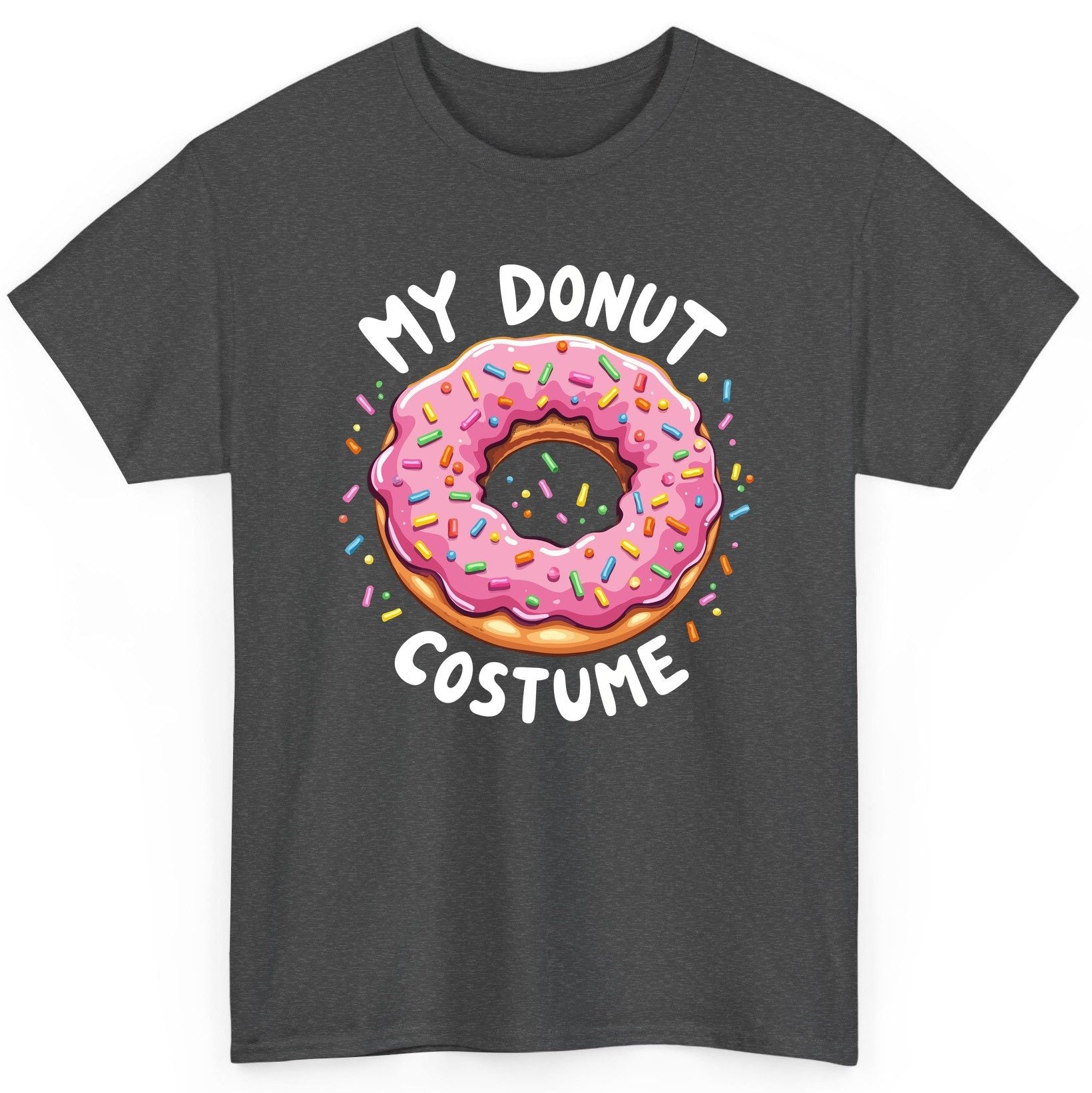 My Donut Costume donut T-Shirt Dark Heather product mockup