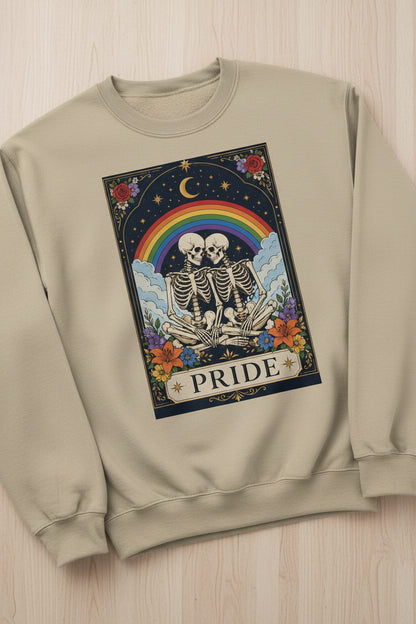 Pride Lgbtq Sweatshirt - product mockup - Sand