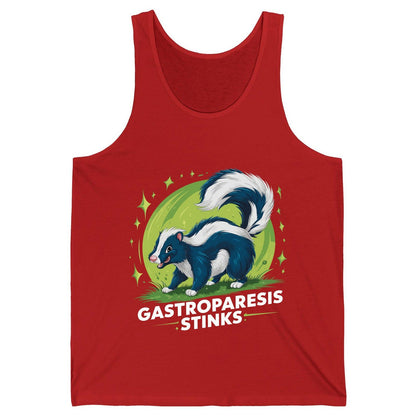 Gastroparesis Stinks gastroparesis awareness Tank Top Red product mockup