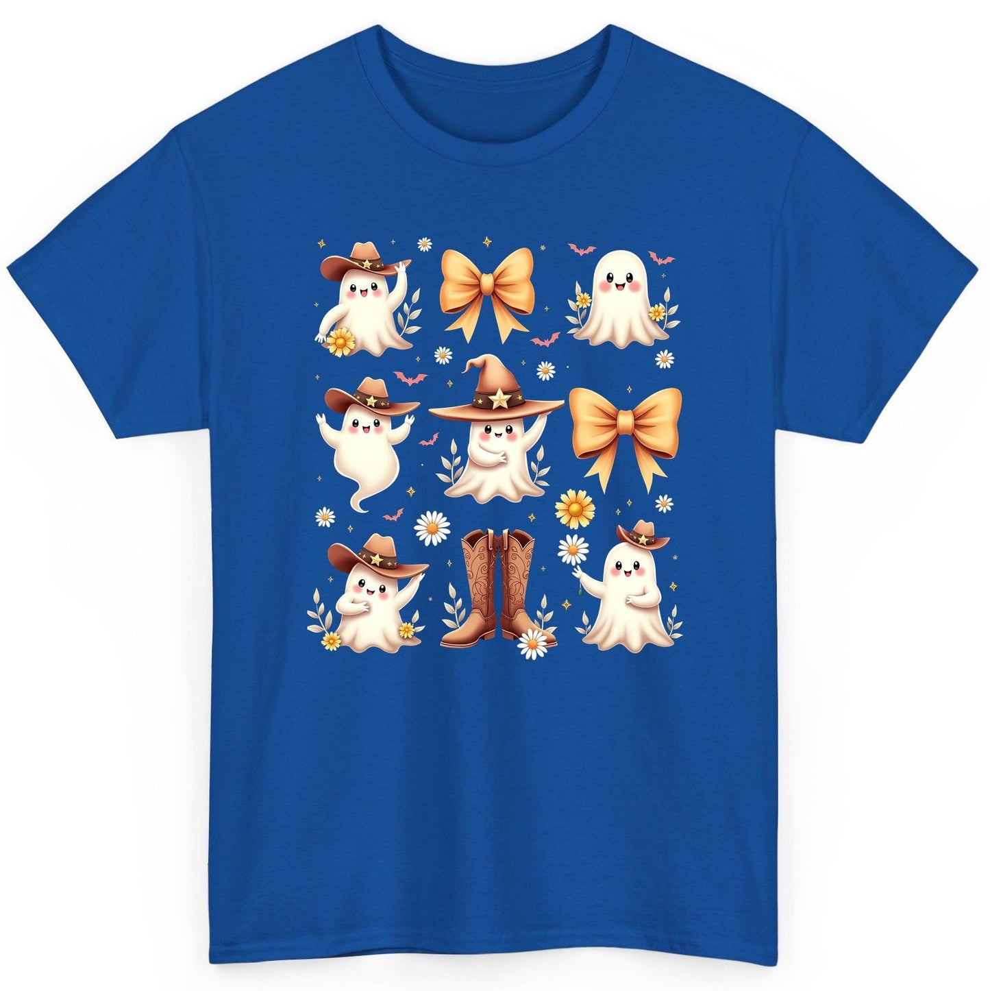Boo Haw Cute Ghost cute ghost T-Shirt Royal product mockup