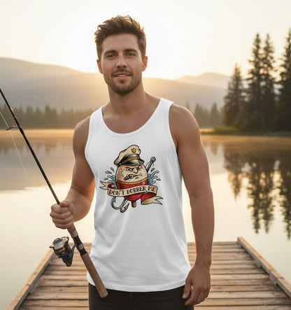 Don't Bobber Me fishing Tank Top White lifestyle mockup
